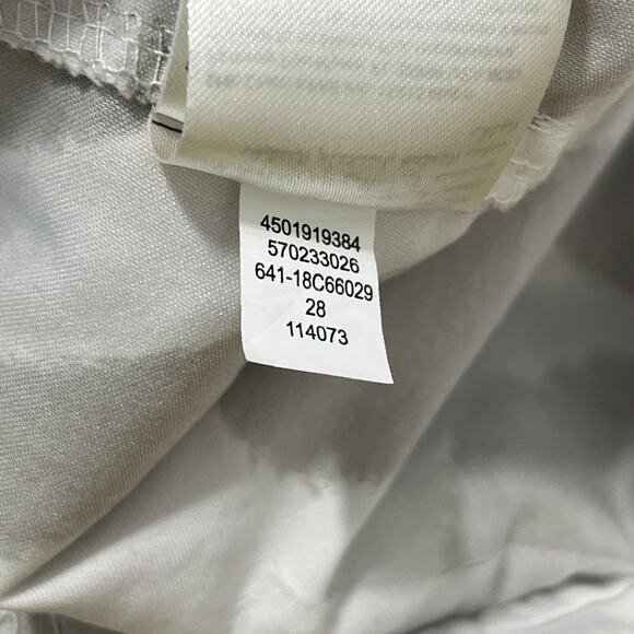 Chicos Pants Womens Large 12 Petite 2P Stretch Crop Capri Tapered Zebra Casual - Picture 7 of 12